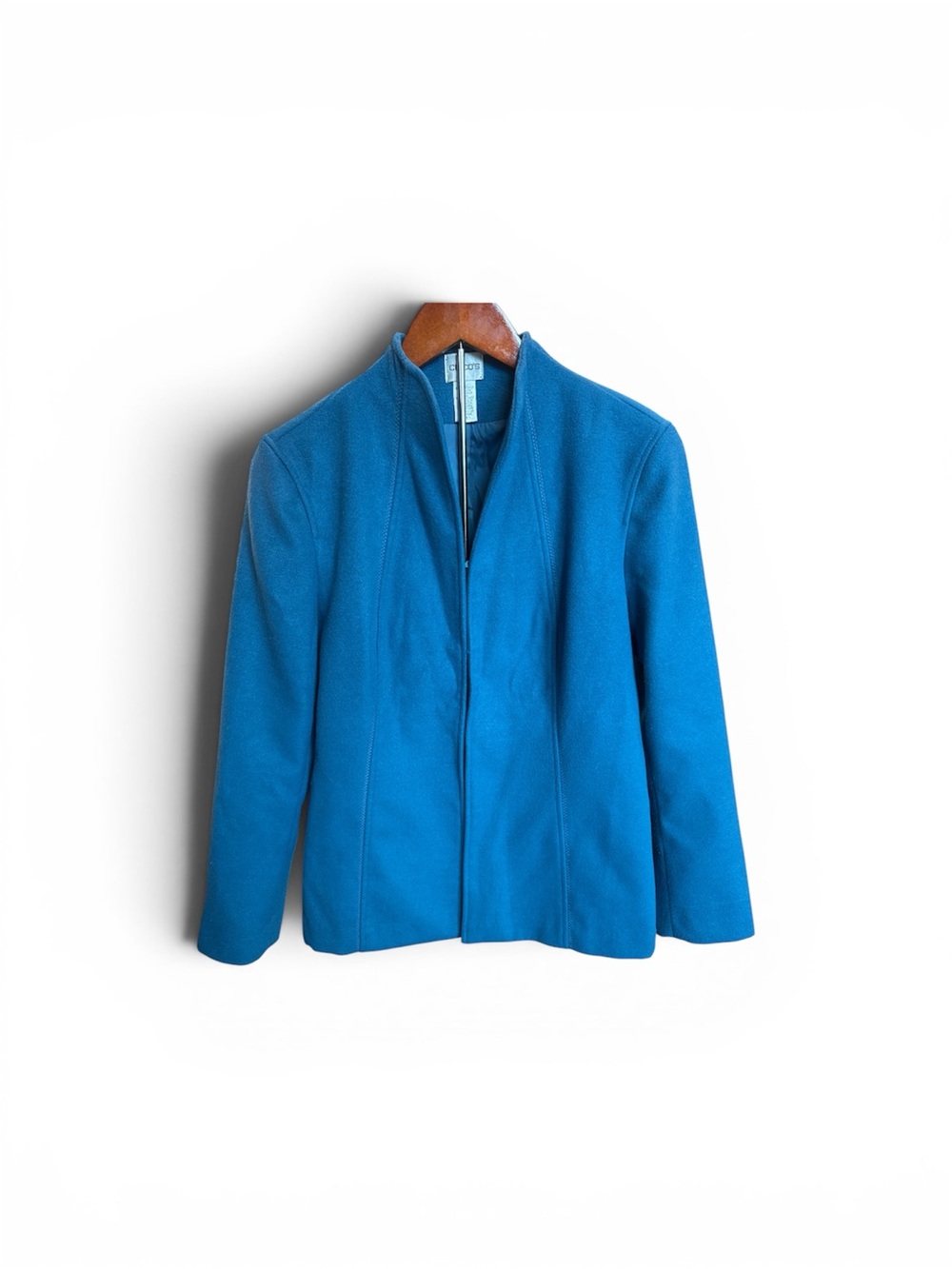 Chico's Teal Eye and Hook Women’s Blazer